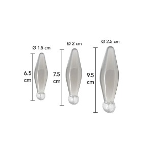 TOYJOY - JEU ANAL FINGER RIMMER 3 PIÈCES TRANSPARENT