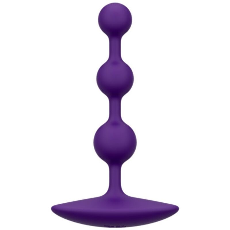 ROMP - AMP PERLES ANALES EN SILICONE FLEXIBLE VIOLETTES 12,5 CM