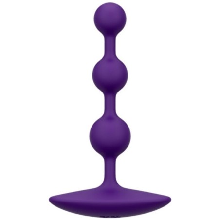 ROMP - AMP PERLES ANALES EN SILICONE FLEXIBLE VIOLETTES 12,5 CM