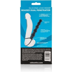 CALEXOTICS - PERLE DOUBLE PÉNÉTRATEUR NOIR