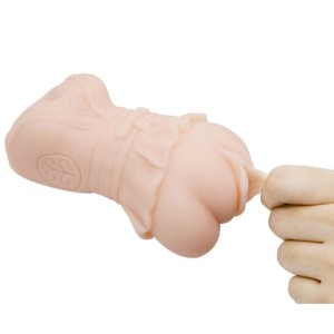 CRAZY BULL - MASTURBADEUR VAGIN PEAU DEAU AVEC BALLES VIBRANTES