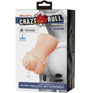 CRAZY BULL - MASTURBADEUR VAGIN PEAU DEAU AVEC BALLES VIBRANTES