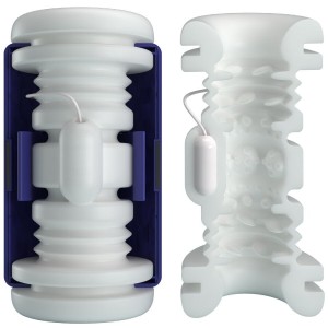 PRETTY LOVE - MASTURBATEUR POUR HOMME DJ LADY AVEC VIBRATION 5 RÉGLAGES VIOLET