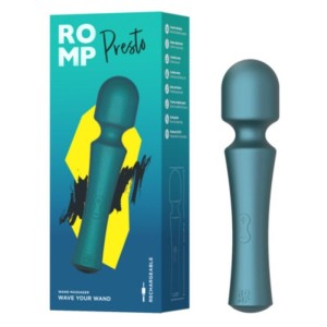 ROMP - PRESTO MINI VIBRATEUR À TÊTE FLEXIBLE VERTE