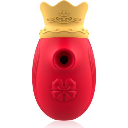 INTENSE - STIMULATEUR CLITORIS 10 MODES DASPIRATION ET DE LÉCHAGE - ROUGE