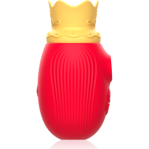 INTENSE - STIMULATEUR CLITORIS 10 MODES DASPIRATION ET DE LÉCHAGE - ROUGE