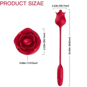 ARMONY - ROSELIP LICKING VIBRANT CLITO and VIBRATEUR ROUGE