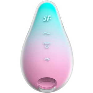 SATISFYER - MERMAID VIBES STIMULATEUR and VIBRATEUR MENTHE ET ROSE