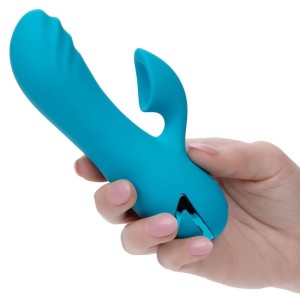 CALEXOTICS - SUNSET BEACH SEDUCER VIBRATEUR and STIMULATEUR 10 FONCTIONS BLEU