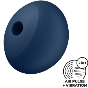 SATISFYER - AIR POWER 4 STIMULATEUR and VIBRATEUR 12 VIBRATIONS BLEU