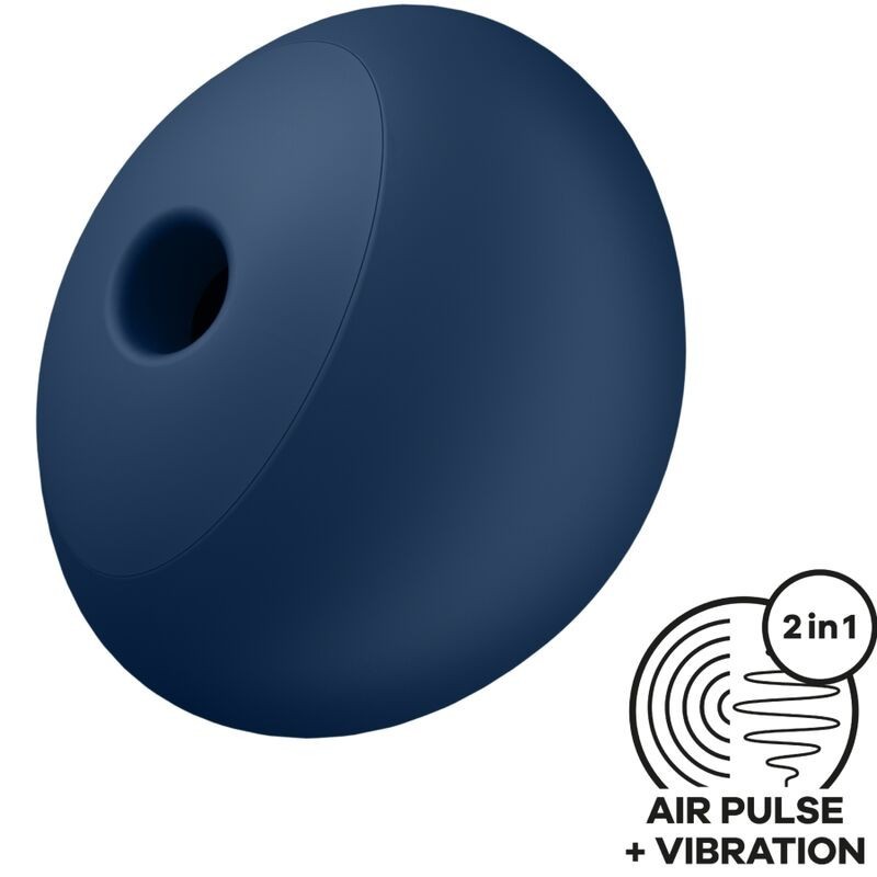 SATISFYER - AIR POWER 4 STIMULATEUR and VIBRATEUR 12 VIBRATIONS BLEU
