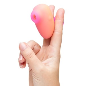 ROMP - KISS VIBRATEUR À DOIGTS RECHARGEABLE À SUCCION CLITORIALE
