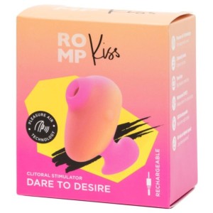 ROMP - KISS VIBRATEUR À DOIGTS RECHARGEABLE À SUCCION CLITORIALE
