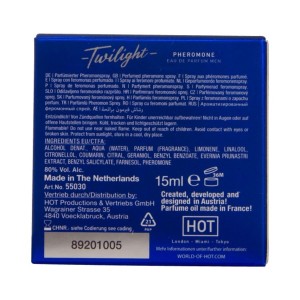 HOT - PARFUM PHEROMONE TWILIGHT POUR HOMME 15 ML
