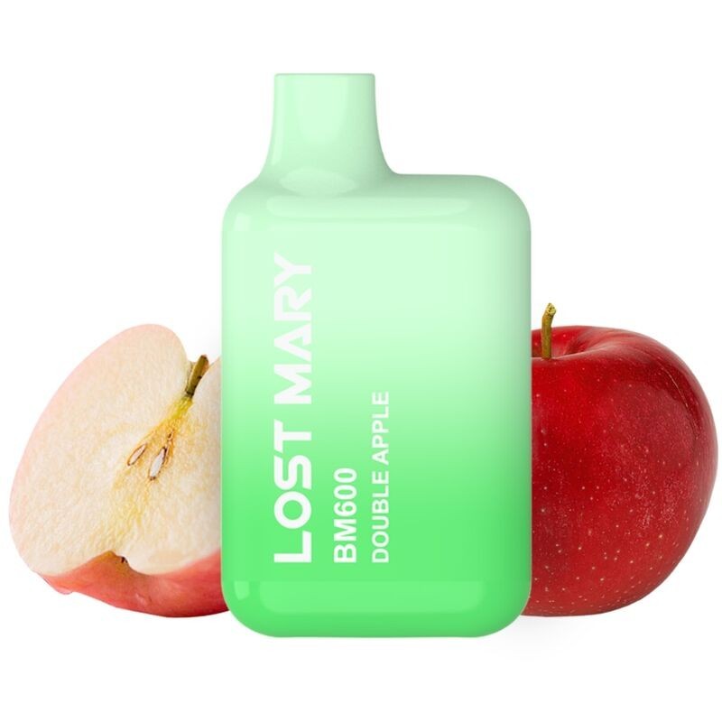 LOST MARY - BM600 VAPER NICOTINE 2 JETABLE DOUBLE POMME
