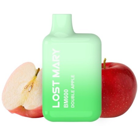 LOST MARY - BM600 VAPER NICOTINE 2 JETABLE DOUBLE POMME