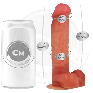 COCK MILLER - GODE ARTICULABLE HYPERRÉALISTE 14,8 CM
