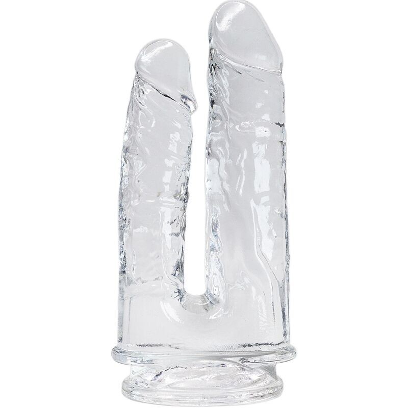ALIVE - IMPERIUM DOUBLE PÉNIS RÉALISTE TRANSPARENT 12-14 CM