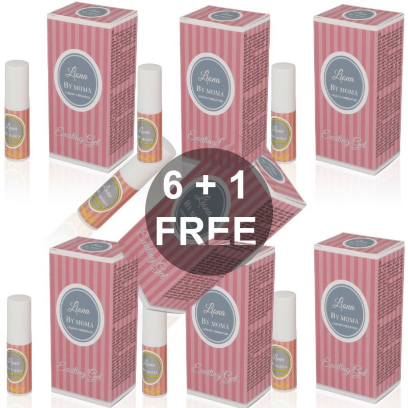LIONA BY MOMA VIBRATOR LIQUID EXCITING GEL 6 1 GRATUIT