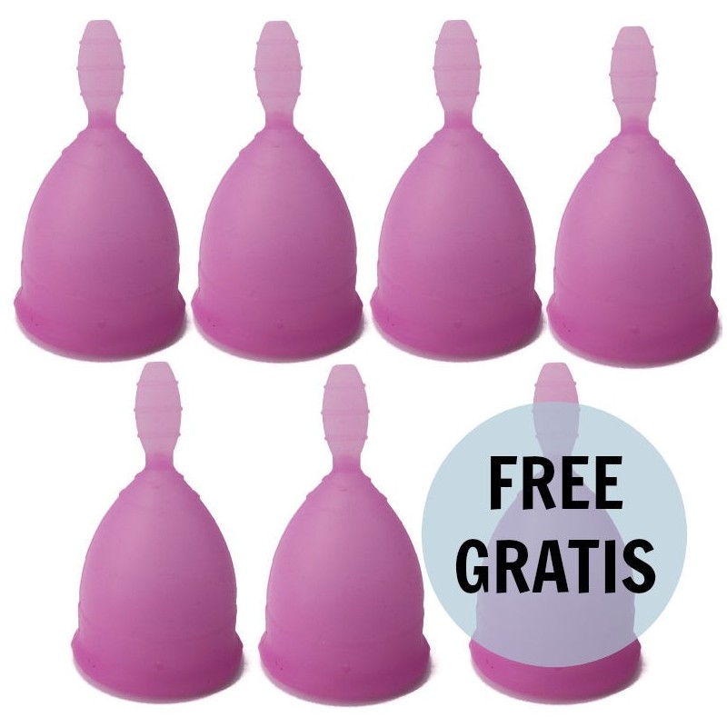 NINA KIKÍ - COUPE MENSTRUELLE VIOLET TAILLE L 6 1 GRATUITE