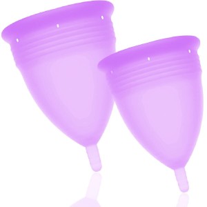 STERCUP - COUPE MENSTRUELLE EN SILICONE FDA TAILLE S L LILAS