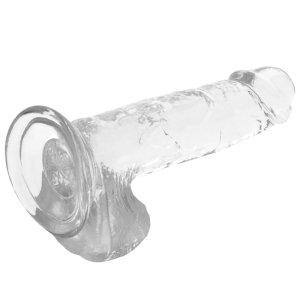 X RAY - HARNAIS BITE TRANSPARENT AVEC BILLES 20 CM -O- 4.5 CM