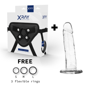 X RAY - HARNAIS BITE TRANSPARENT 18 CM -O- 4 CM