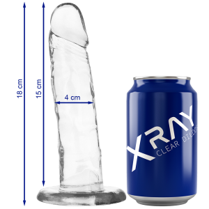 X RAY - HARNAIS BITE TRANSPARENT 18 CM -O- 4 CM