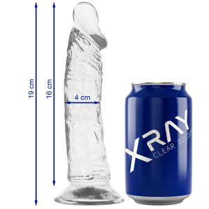 X RAY - HARNAIS BITE TRANSPARENT 19 CM -O- 4 CM