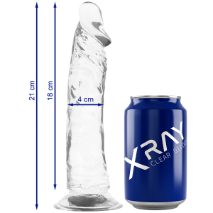X RAY - HARNAIS BITE TRANSPARENT 21 CM -O- 4 CM