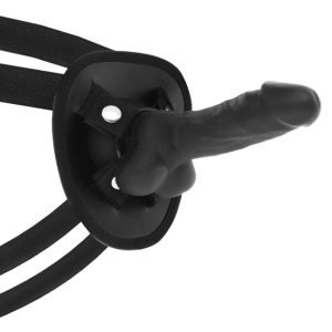 COCK MILLER - HARNAIS SILICONE DENSITÉ COCKSIL ARTICULABLE NOIR 13 CM
