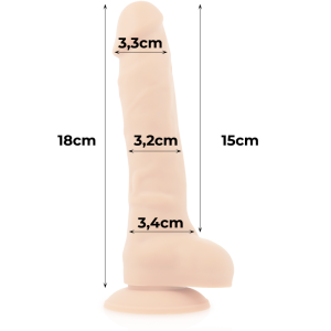 COCK MILLER - HARNAIS COCKSIL ARTICULABLE DENSITÉ SILICONE 18 CM
