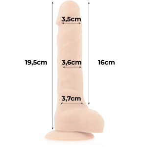 COCK MILLER - HARNAIS COCKSIL ARTICULABLE DENSITÉ SILICONE 19,5 CM