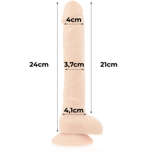 COCK MILLER - HARNAIS COCKSIL ARTICULABLE DENSITÉ SILICONE 24 CM
