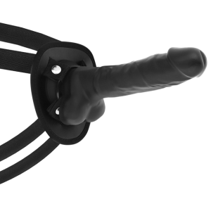 COCK MILLER - HARNAIS SILICONE DENSITÉ ARTICULABLE COCKSIL NOIR 18 CM
