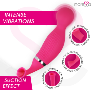MORESSA - KIRK DUO ASPIRATION MASSEUR MULTI-PERFORMANCES SILICONE PREMIUM RECHARGEABLE