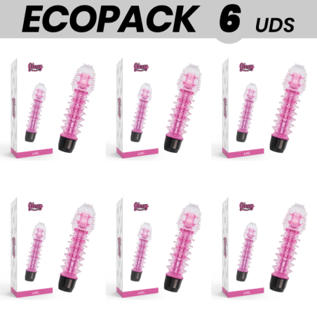 ECOPACK 6 UNITÉS - VIBRATEUR GLOSSY AXEL ROSE