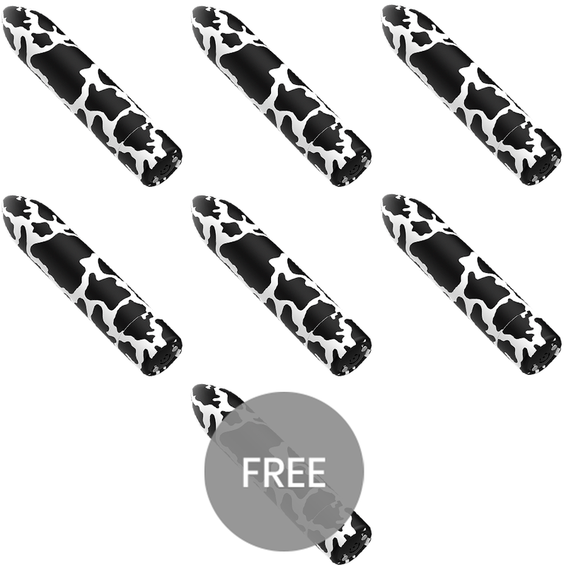 CUSTOM BULLETS - BALLE MAGNETIQUE RECHARGEABLE VACHE 10 INTENSITES 6 1 OFFERTE