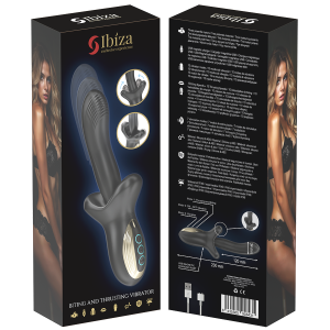 IBIZA - VIBRATEUR PUISSANT AVEC EFFET DE POUSSÉE ET DE MORSURE