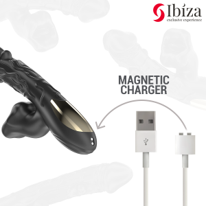 IBIZA - VIBRATEUR ET STIMULATEUR DE CLITORIS AVEC EFFET DE MORDRE ET DE ROTATION