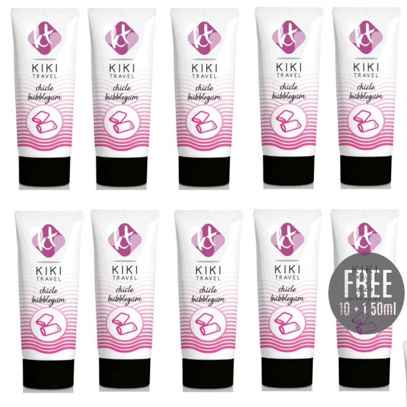 KIKÍ TRAVEL - LUBRIFIANT SAVEUR GOMME 50ML 10 1 OFFERT