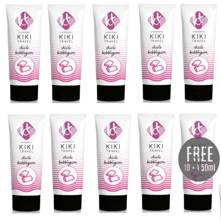 KIKÍ TRAVEL - LUBRIFIANT SAVEUR GOMME 50ML 10 1 OFFERT