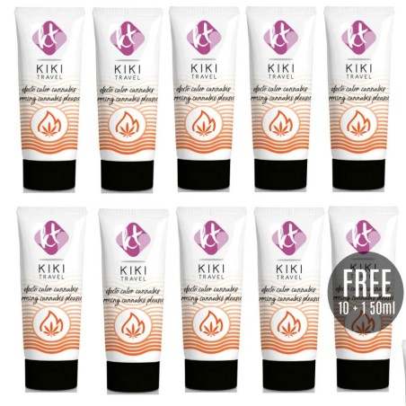 KIKÍ TRAVEL - EFFET CHAUFFANT CANNABIS 50 ML 10 1 GRATUIT