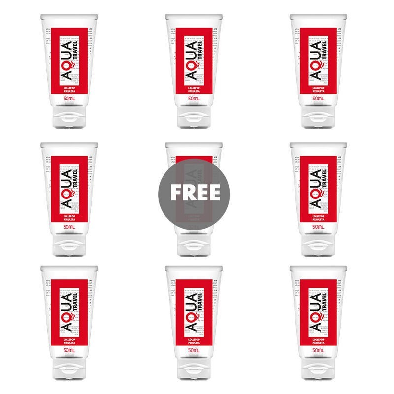 AQUA TRAVEL - LUBRIFIANT À BASE DEAU SAVEUR LOLLIPOP - 50 ML 81 OFFERT