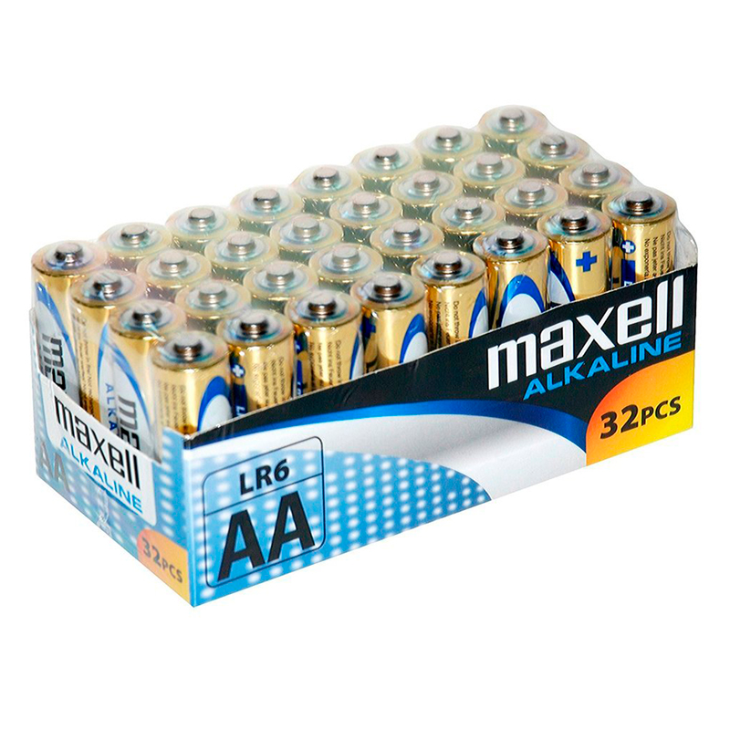 MAXELL - PILE ALCALINA AA LR6 PACK32 UDS