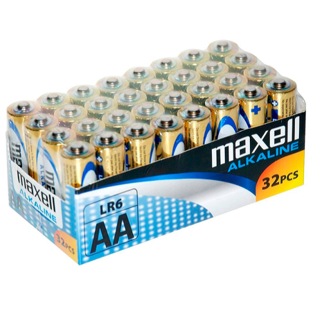 MAXELL - PILE ALCALINA AA LR6 PACK32 UDS