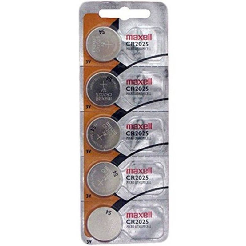 MAXELL - PILE BOUTON AU LITHIUM CR2025 3V BLISTER5