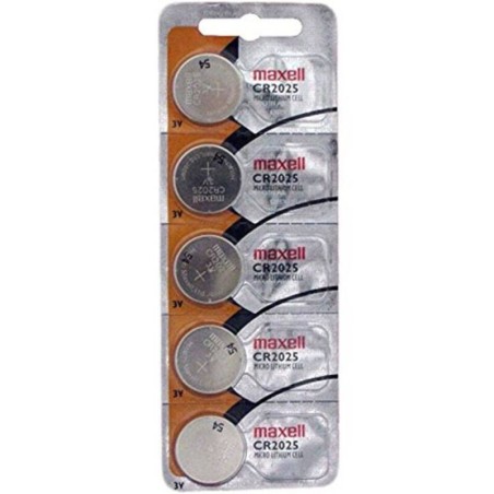 MAXELL - PILE BOUTON AU LITHIUM CR2025 3V BLISTER5