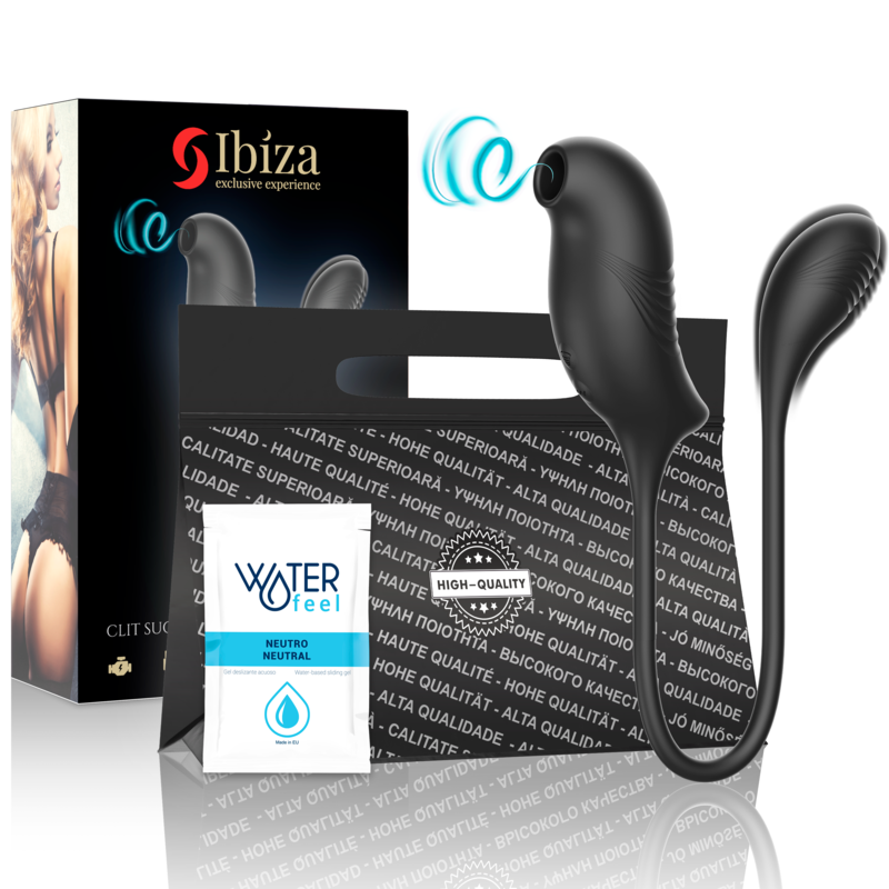 IBIZA - STIMULATEUR MAGIQUE DASPIRATION ET DE VIBRATIONS DU CLITORIS