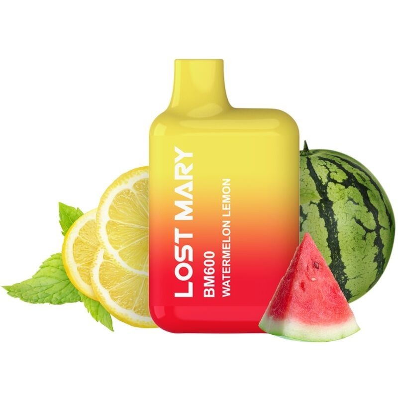 LOST MARY - BM600 VAPER NICOTINE 2 JETABLE PASTÈQUE CITRON